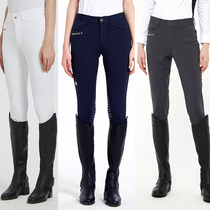 Ultra-thin quick-drying full silicone equestrian breeches summer wear-resistant pants horse riding training mens and womens white competition breeches
