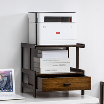 Printer shelf office desktop needle copier multi-function multi-double layer simple household storage rack