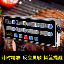 Eight-Channel timer commercial kitchen reminder KFC dedicated timer milk tea shop burger fried chicken