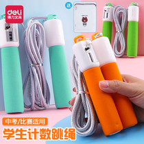 Daili skipping rope counter for childrens fitness weight loss exercise primary school students kindergarten beginner high school entrance examination rope