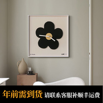 Internet celebrity clock wall clock living room fashion creative clock wall light luxury modern art wall clock bedroom ins style