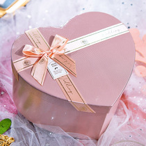 High-end net red love heart-shaped gift box bridesmaid hand gift box ritual feeling to send boys girlfriend gift box empty box