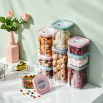 Sealed cans plastic storage cans spice snacks grade kitchen grains storage box dry moisture-proof tea