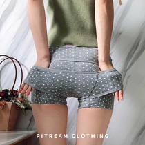 Hip-raising panties abdomen shaping pants body hips small belly artifact pelvis forward correction crotch crotch width