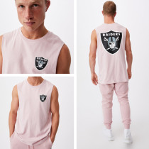 Las Vegas Raiders Patriots rugby league vest top T-shirt sleeveless waistcoat cotton comfort