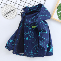 balabala thick childrens assault jacket detachable three-in-one boy coat middle and University child student balabala