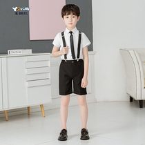 Boy suit suit suit shorts summer flower boy summer chorus performance Primary school children dress kindergarten