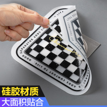 Square floor drain with silicone anti-odor toilet sewer anti-clogging artifact sink filter sealing cap head hair
