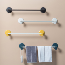 Stainless steel towel rack non-perforated toilet rack with adhesive hook towel bar bathroom wall hanging bath towel storage rack