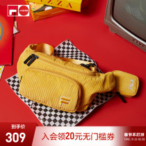 (Kōki) FILA FUSION Chao Brand Feller Couple Pocket 2021 Winter New Corduroy Bag