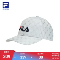 FILA ATHLETICS FILA Men and women baseball cap 2021 autumn and winter New Full print fashion Joker cap
