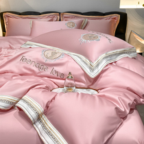 Upscale light and luxurious 120 long suede cotton four sets pure cotton full cotton bed Superior Sensation Bed bedding