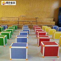 Music stool Multifunctional classroom dedicated hexahedral music room stool stage kindergarten student chorus stool