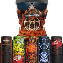 Locomotive Harley Yamaha neck sleeve mens bib winter warm magic headscarf plus velvet sunscreen mask riding face towel