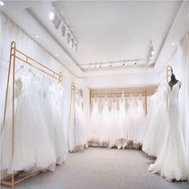 Wedding shop high-end floor display shelf dress photography model Xiuhe clothing studio photo studio hangers