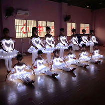 61 childrens dance performance suit Luminous childrens tutu Primary school stage performance suit fluorescent tutu