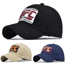 Foreign trade outdoor sports hat men hat cotton baseball cap UFC embroidery letter cap boxing cap baseball cap