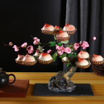 Life peach tree dim sum frame ornaments 12 dishes 18 Chinese dishes banquet new Chinese personality step by step promotion plate net red