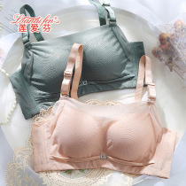 Summer bandeau underwear women without rims anti-light gathered around the chest small chest flat chest special thickened 3CM anti-sagging