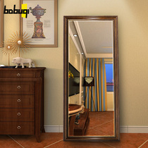 American dressing mirror floor mirror European full-length mirror wall wall hanging wall Home Retro Mirror bedroom wall fitting mirror