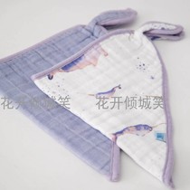little-un * small horse unicorn baby triangular towel baby pure cotton cotton cloth spat towel surrounding mouth 2 strips