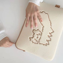 una Korea ins blogger same hookka hookka studio embroidered ipad tablet notebook bag