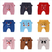Manufacturer 2022 Summer child clothes infant 50% pants children big fart pants pure cotton baby large pp pants