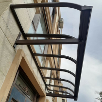 Customized aluminum alloy canopy Villa outdoor balcony awning courtyard endurance panel rainproof door head upper canopy