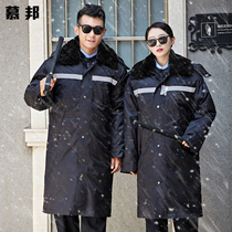 Security overalls winter clothes thickened military cotton coats mens multifunctional cold coats labor insurance uniforms winter women