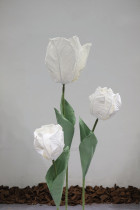 Large Tulip Paper Art Flower Wedding Decoration Stage Background Commercial Beauty Shopping Mall Shop Window Photography