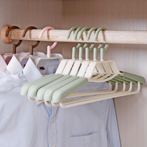 Shoulder non-marking hanger retractable clothes rack household non-slip drying rack hanging adhesive hook clothes rack clothes rack clothes hanger