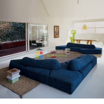 Edra special-shaped combination sofa large apartment Villa sofa working rest area V-shaped corner Mall Hall sofa