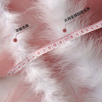 diy decorative feather strips thickened wool wedding Christmas festival Toys Crafts Stage performance feathers 2 meters