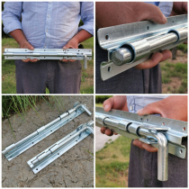 Bold and thickened large iron door bolt ground bolt ground bolt welding floor bolt row pin horizontal bolt iron door latch