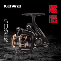 KAWA Lujah Black Eagle Makou Spinning Wheel Diagonal Cut Metal Wire Cup Micromatter Far Throw 9 1 Shaft Fishing Wheel Fishing Wheel