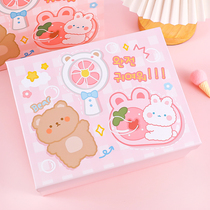  Gift box ins wind gift box Packaging box Empty box Large birthday etiquette emotional peoples Day cute gift box