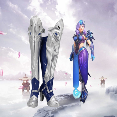 taobao agent 3913-2 Overwatch Atlantic Angel COS Plasma COSPLAY Shoes to Customize