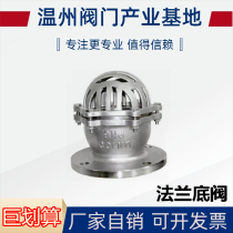 One-way pump check valve bottom valve shower head stainless steel self-priming flange H42W-16P temperature resistance 304 corrosion water
