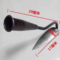 Small hook hoe agricultural hoeing shovel shovel garden gardening flower planting vegetable tools household ditch soil hoe