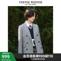 TeenieWeenie Little Bear Grow suit jacket Double-row buckle design Sensation Han Version slim fit new