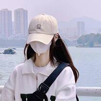 Baseball cap Childrens Spring and Autumn section Korean version Student lovers 100 hitch cute little bear embroidery Summer shading duck tongue cap tide