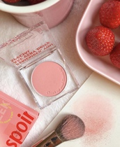 South Korea eSpoir Real cheek up monochrome matte blush strawberry milk color lavender