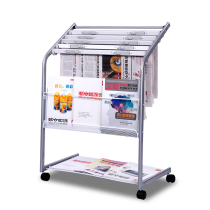 Deli 9302 standard newspaper stand Book and newspaper stand Newspaper stand Display stand Magazine stand Office supplies stationery