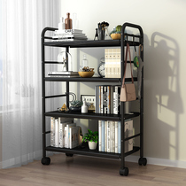 Bookshelves Shelving Ground Minimalist Modern Simple Bookcase Home Iron Art Multilayer Storage Shelf Shelf Storage Shelf