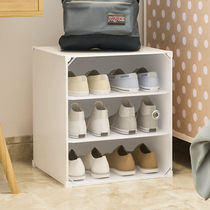 Small dormitory shoe shelf simple household indoor good-looking multi-layer dust-saving space bedroom storage artifact shoe cabinet