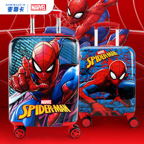 Boy spider-man childrens suitcase 16-inch suitcase can sit 18-inch trolley box baby boy travel can ride