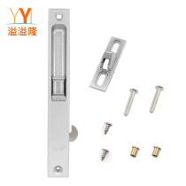 90 type old aluminum alloy door and window hook lock thickened zinc alloy single-sided lock Push-pull window lock push-pull door bolt accessories