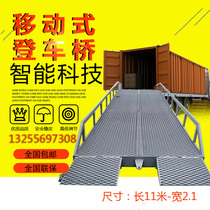 Mobile Den Axle Container Loading and unloading Platform loading hydraulic loading platform Forklift Lift Slope Cargo Table
