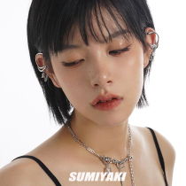 Sumiyaki original genie ear-hanging ear clip female without ear-hole new small crowddesign sense of a minimalist ear decoration