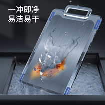 304 stainless steel cut vegetable plate mildew resistant antibacterial home kitchen panel case plate plastic chopping block bifacial cutting board Germany